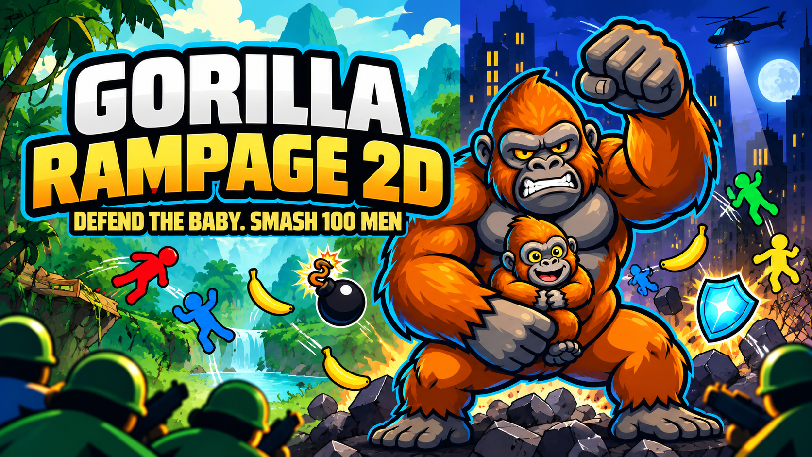 Gorilla Rampage 2D cover art